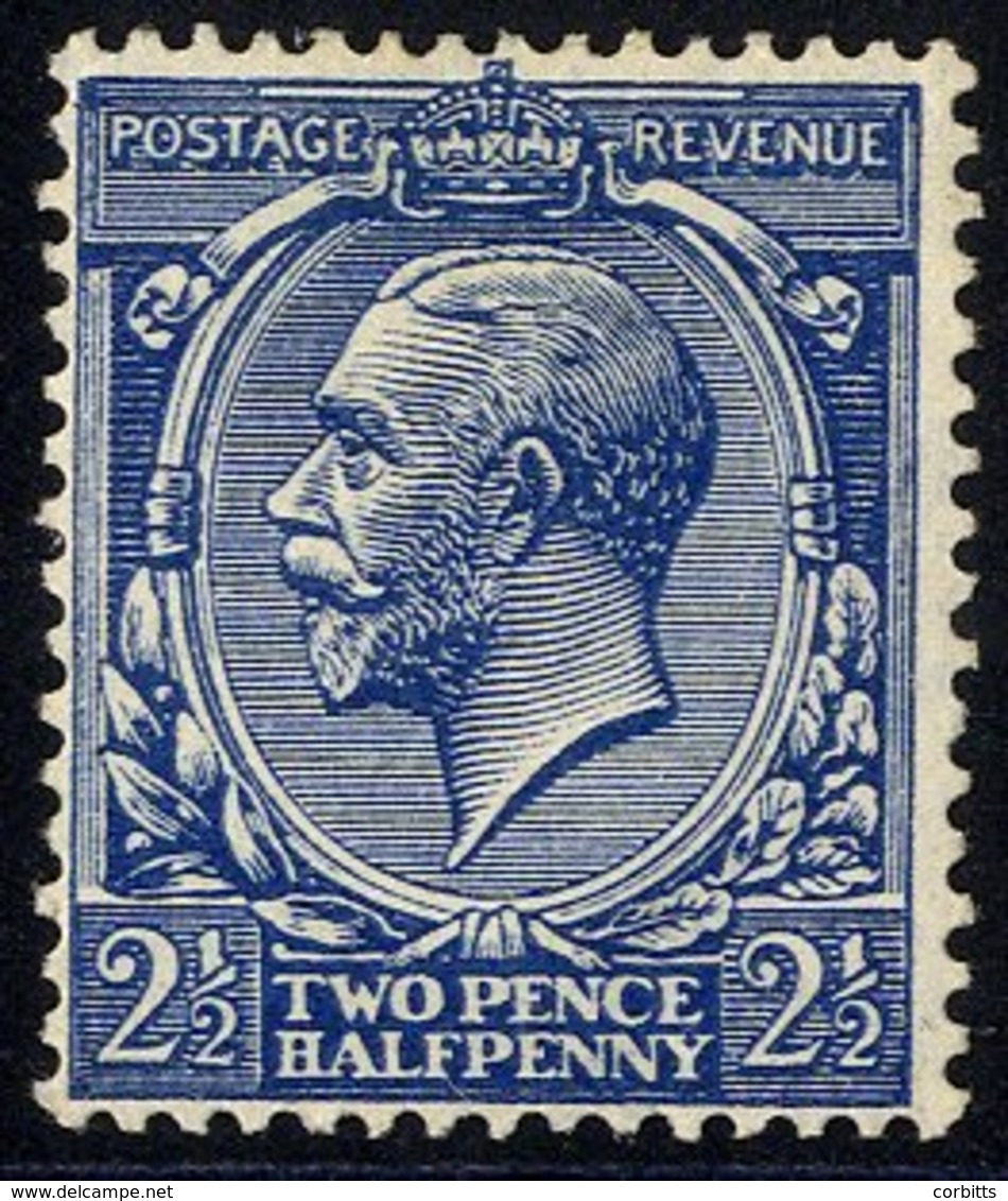 1912 2½d Royal Blue, Fine M, Spec.N21 (16), Cat. £300. (1) - Sonstige & Ohne Zuordnung
