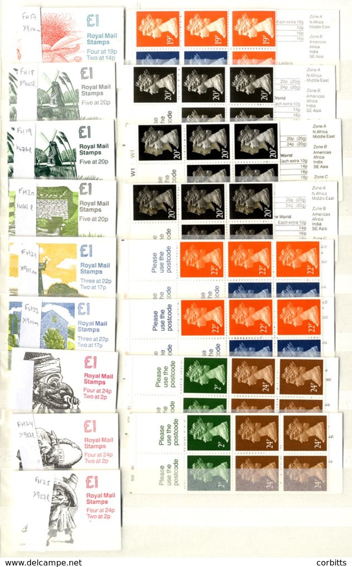 1972-2010 Booklet Collection Housed In Four Albums, Ranges Of Folded, Window, Greetings & Prestige Types (several With C - Autres & Non Classés