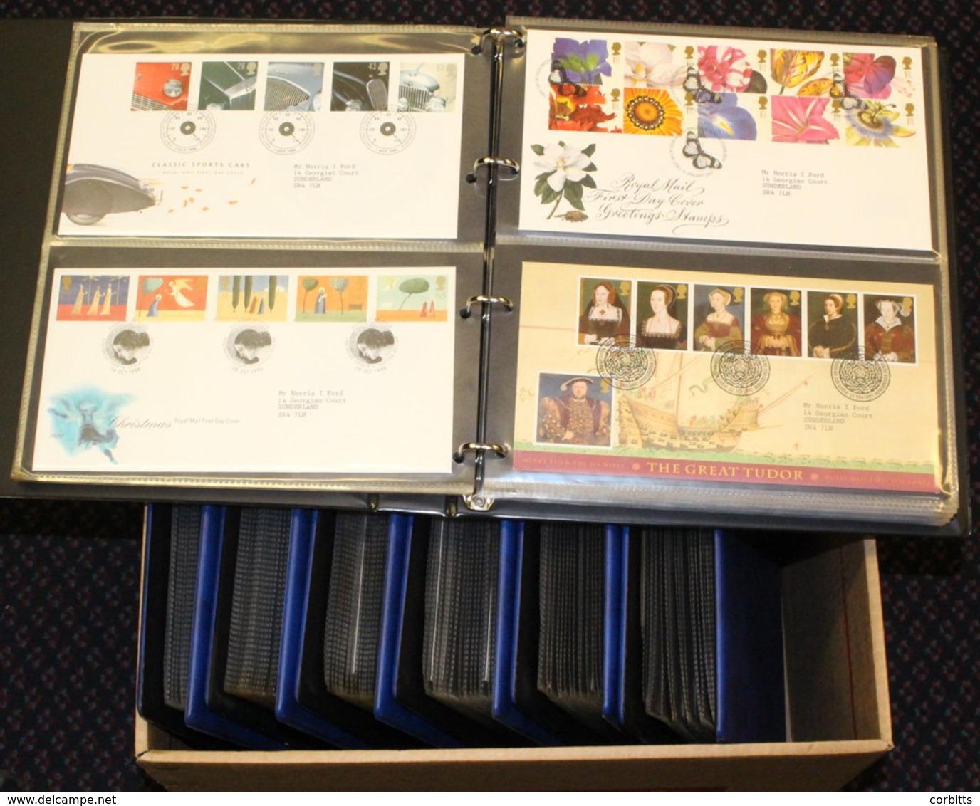 1936-2014 Run Through Collection Housed In Fourteen Blue Kestrel Albums Many Better Incl. KEVII Abdication Cover 10. Dec - Autres & Non Classés
