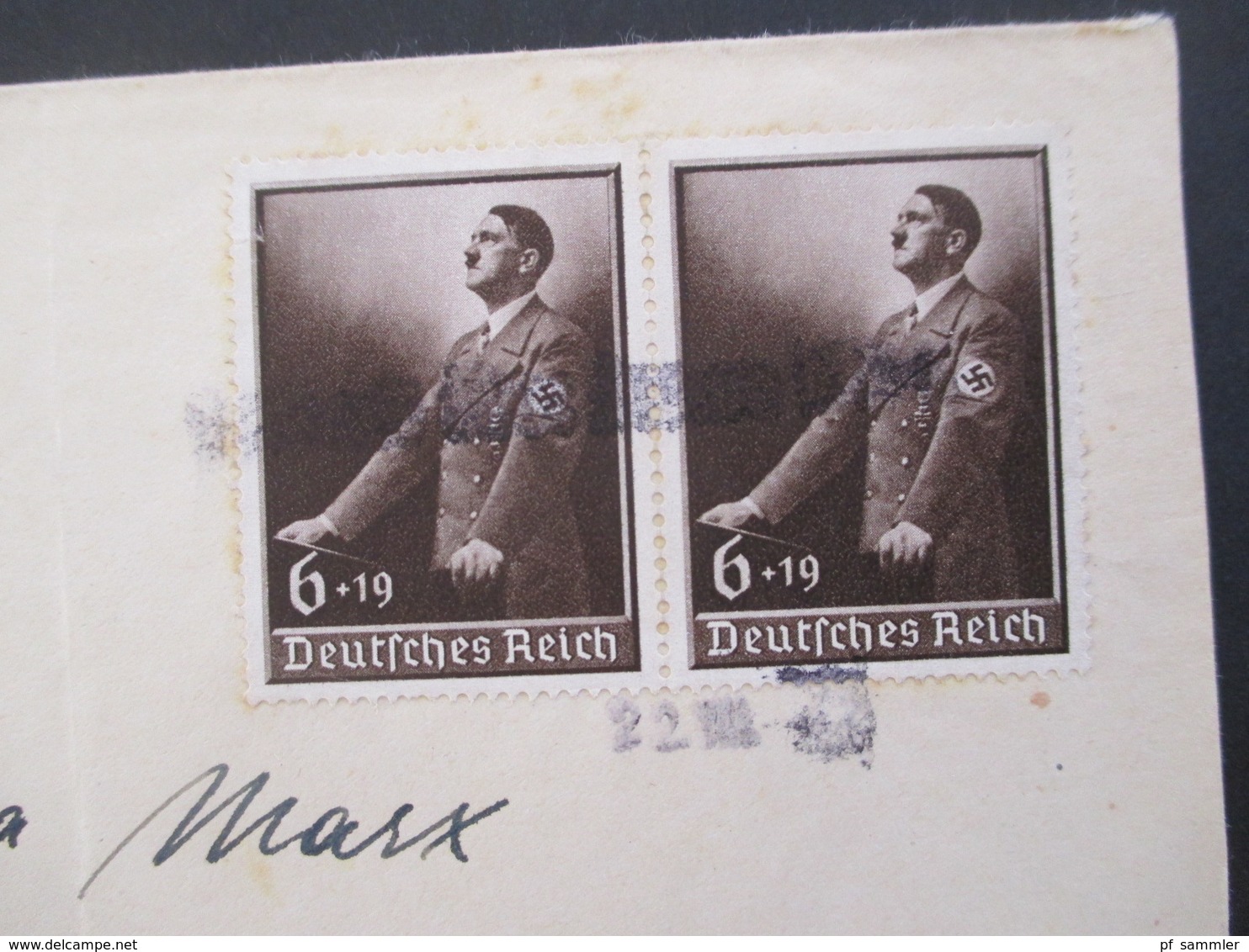 3. Reich 1939 Sudetenland Stupna 37 Post Widach Bei Hohenelbe Befreiungsstempel?? Hitler MeF Nr. 694 - Sudetes