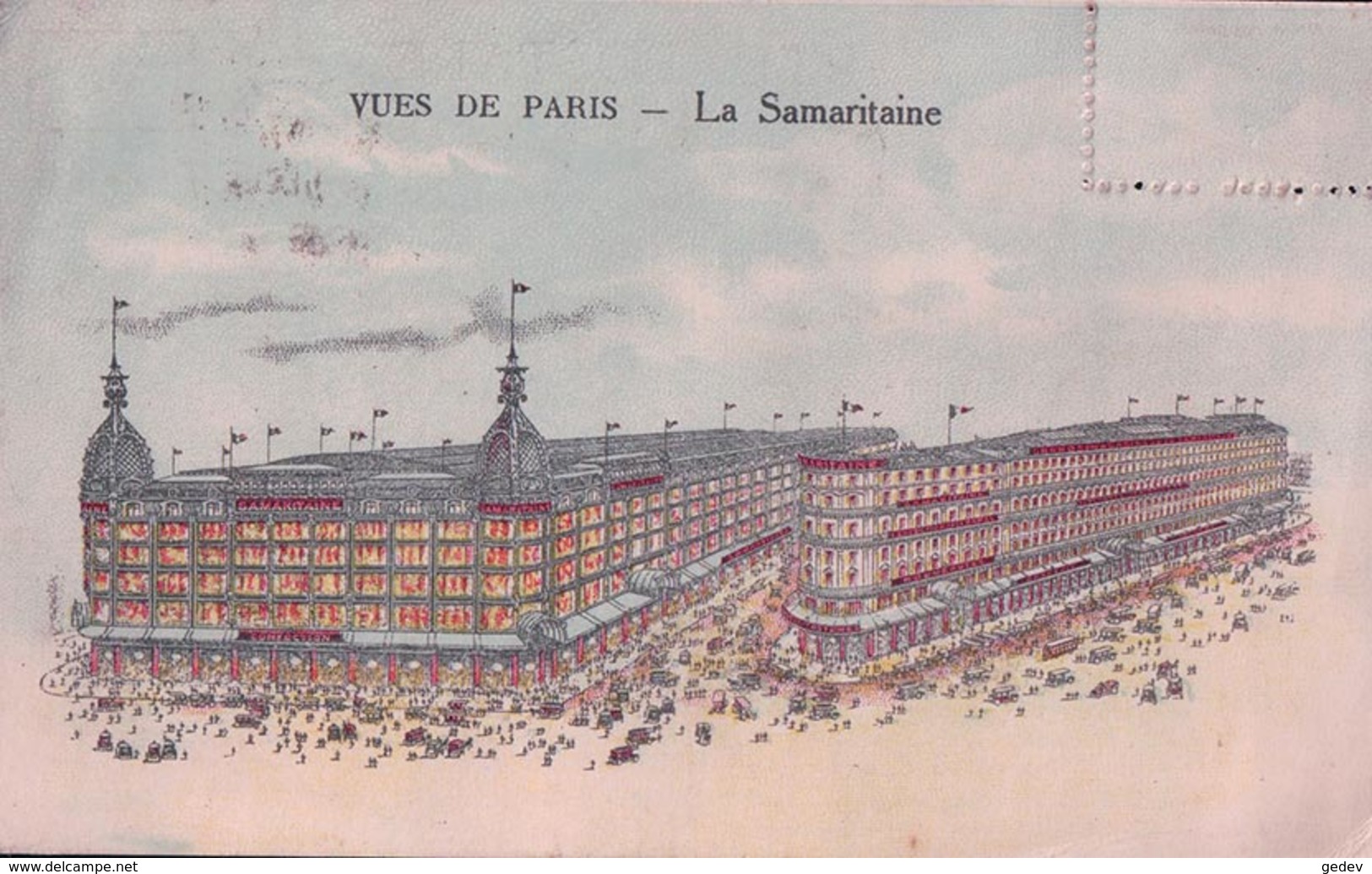 France 75, Paris La Samaritaine, Publicité, Litho (171024) - Dieulouard