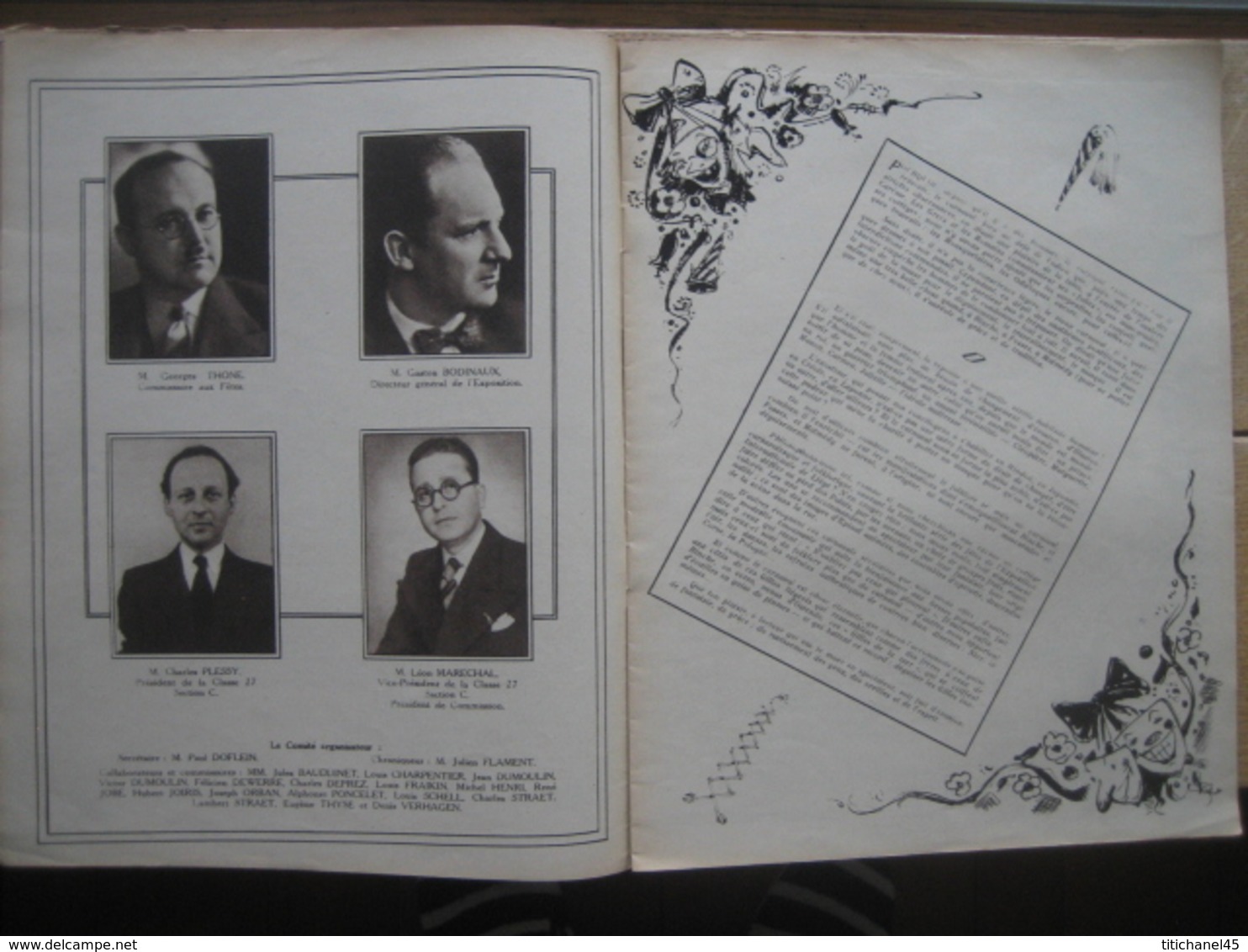 Programme Officiel de l'EXPOSITION INTERNATIONALE DE L'EAU, LIEGE 1939 - n°1 - 32 PAGES