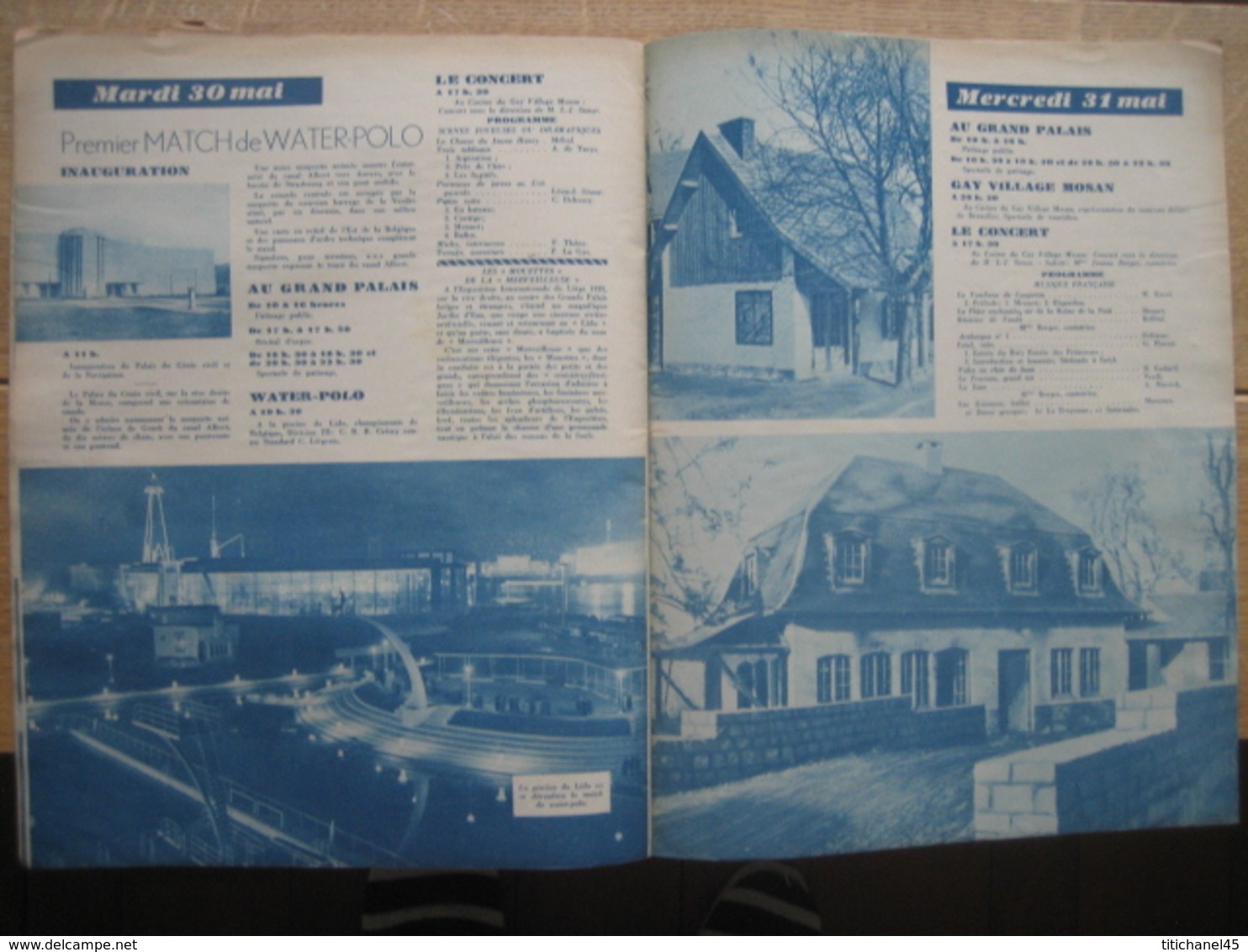 Programme Officiel de l'EXPOSITION INTERNATIONALE DE L'EAU, LIEGE 1939 - n°2 - 24 PAGES