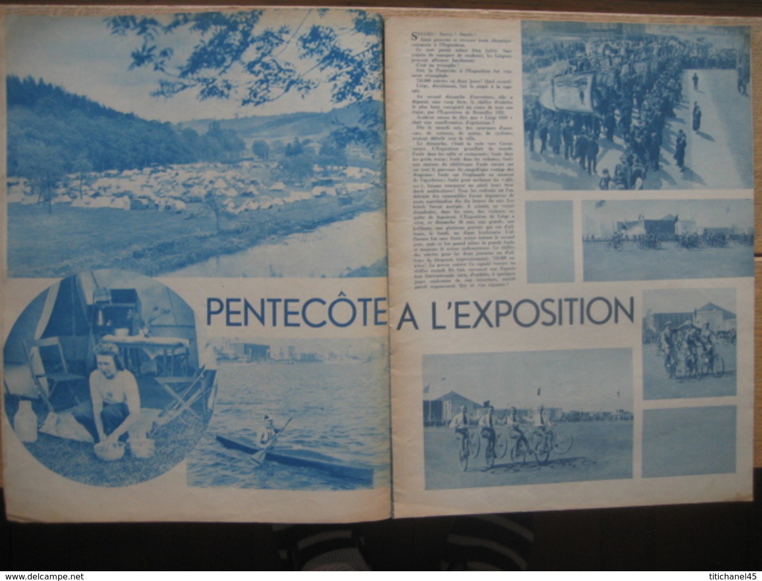 Programme Officiel De L'EXPOSITION INTERNATIONALE DE L'EAU, LIEGE 1939 - N°3 - 24 PAGES - Programmi