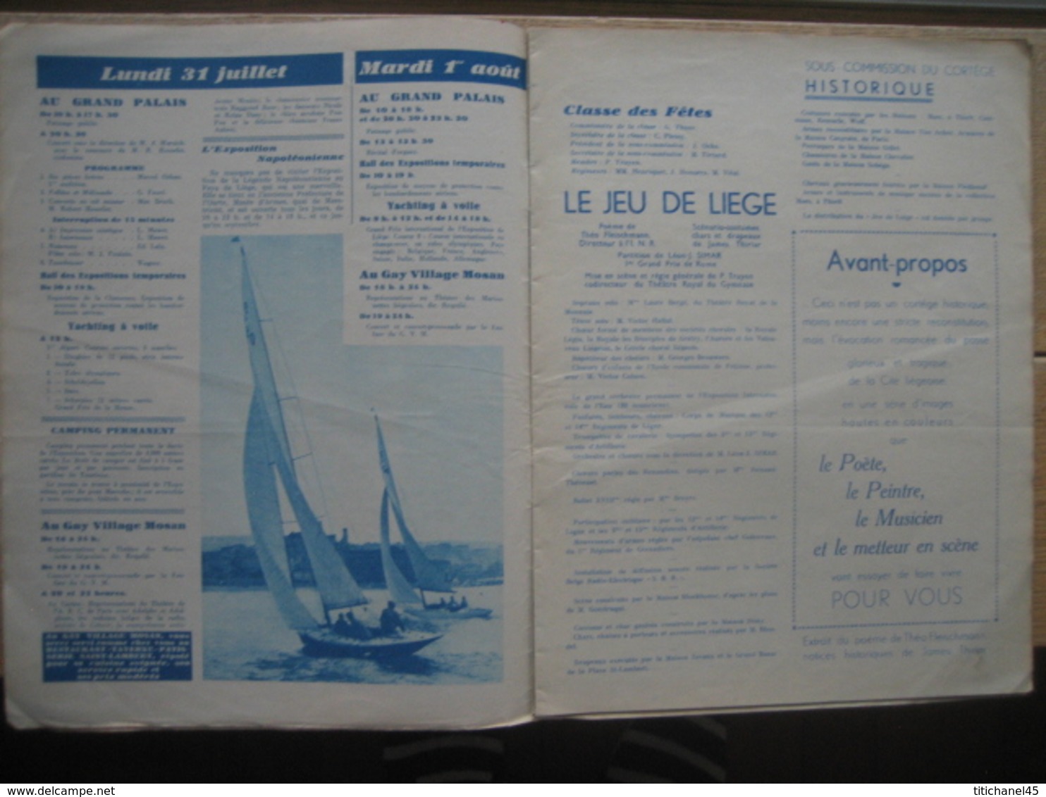 Programme Officiel De L'EXPOSITION INTERNATIONALE DE L'EAU, LIEGE 1939 - N°11 - 24 PAGES - Programma's