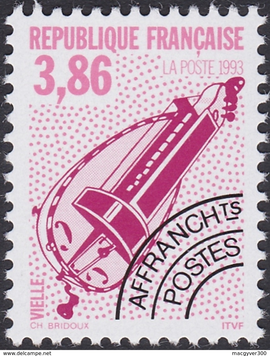 FRANCE, 1993, Instruments De Musique (Yvert 228 Au 231 ) - 1989-2008