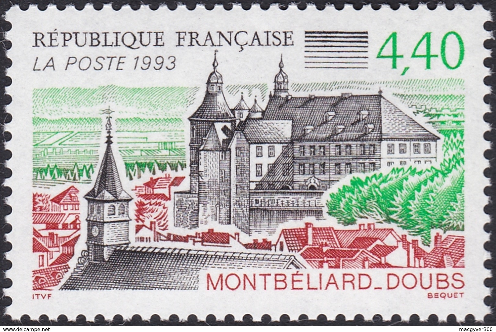 FRANCE, 1993, Série Touristique (Yvert 2825 Au 2827 ) - Neufs