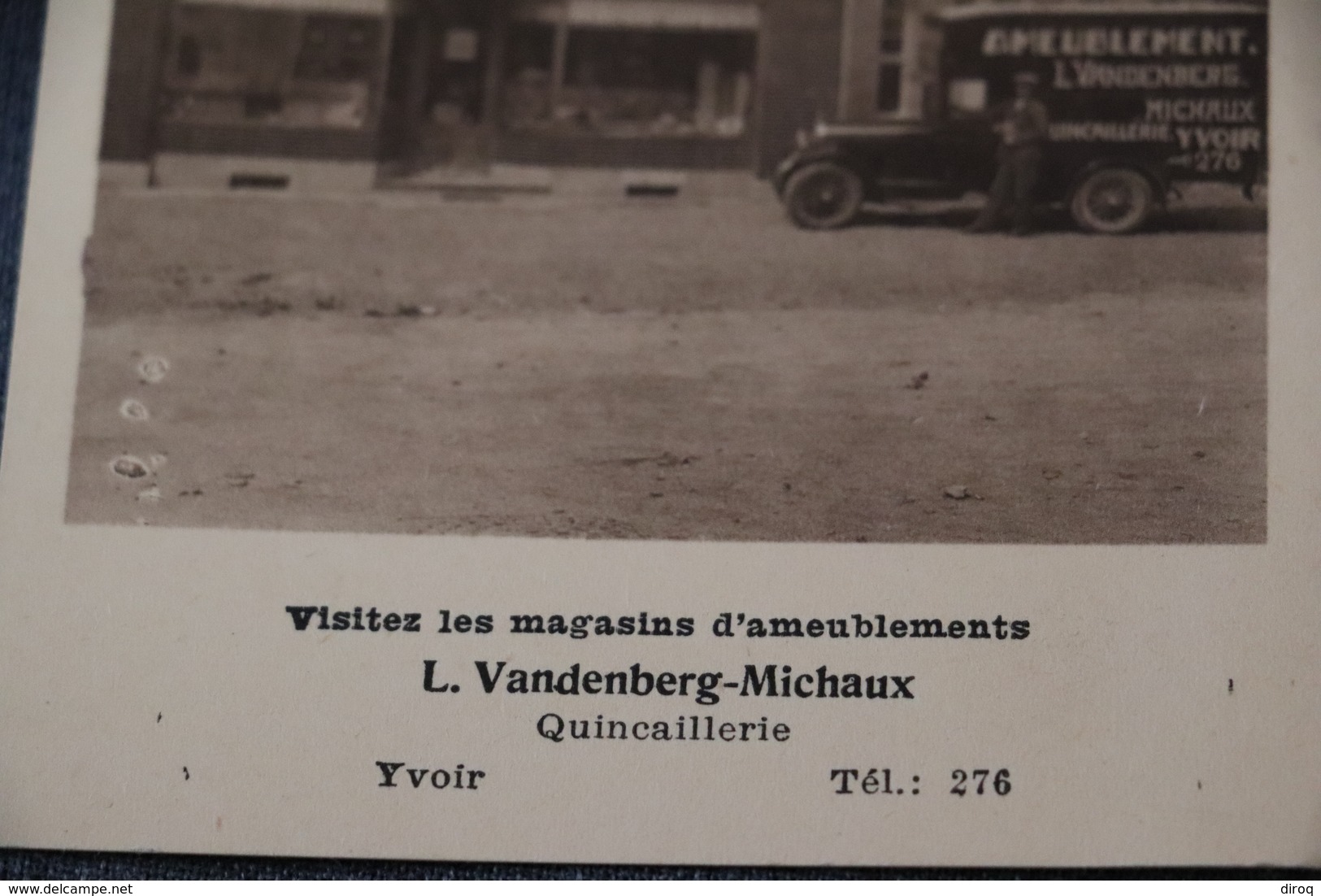 Yvoir,RARE Carte Ancienne,magasin L.Vandenberg - Michaux,belle Carte Pour Collection - Yvoir