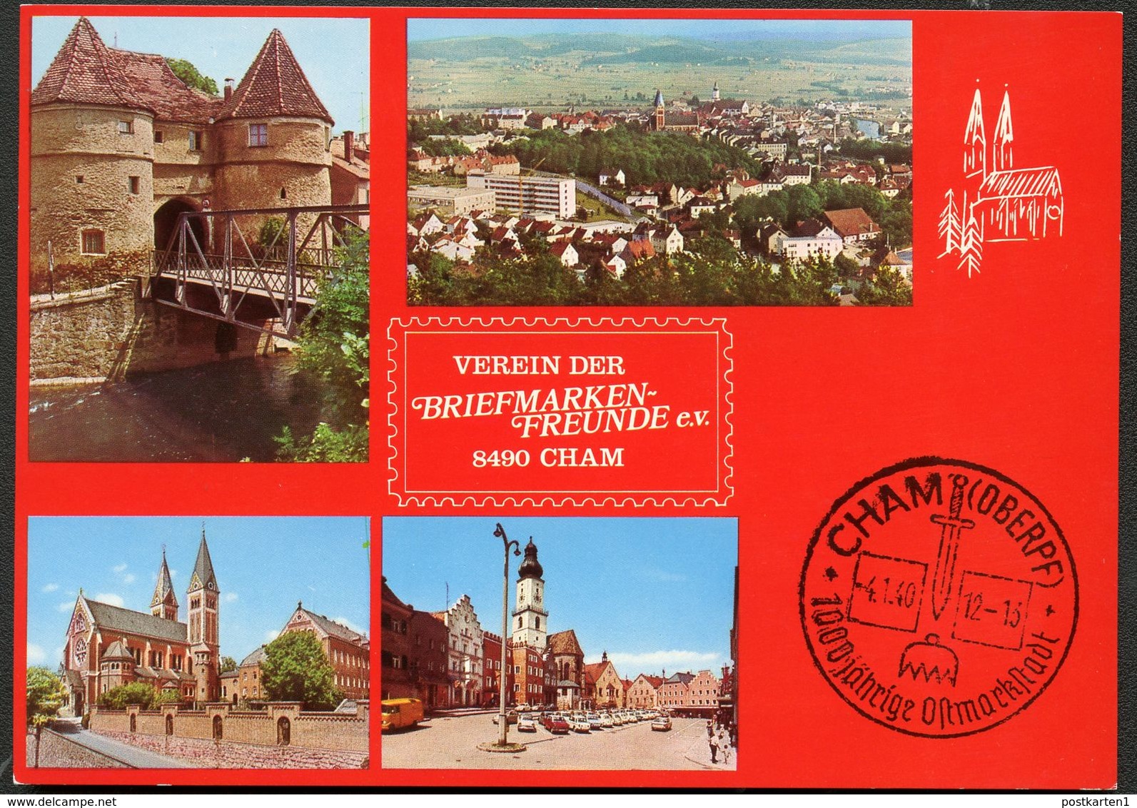 Bund PP69 D2/003  ANSICHTEN CHAM  1976  NGK 3,00 € - Private Postcards - Mint