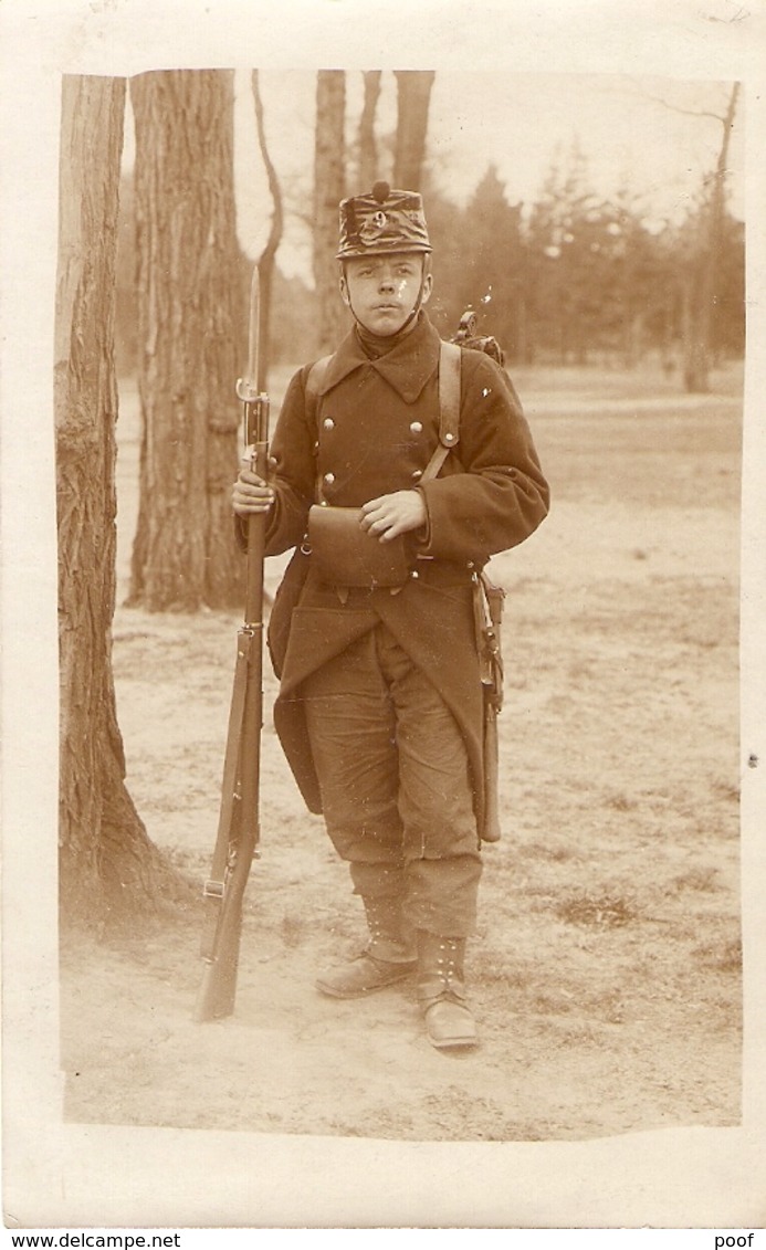 Militair In Uniform ( Leopoldsburg 1909) - Uniformes