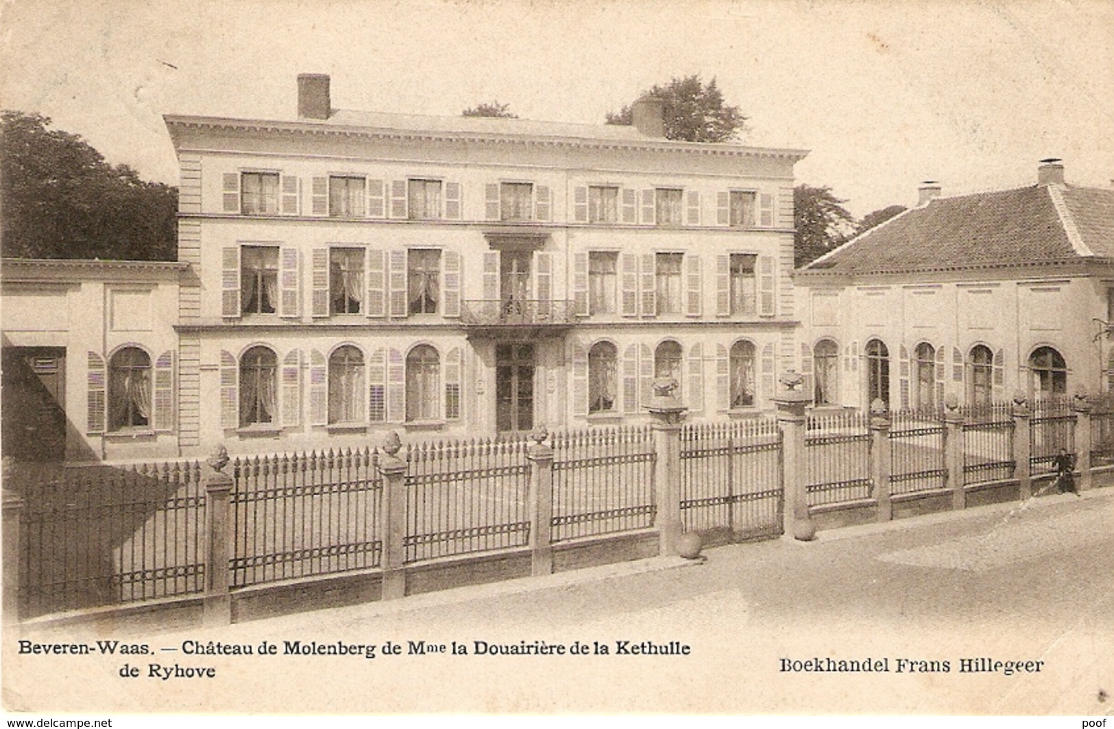 Beveren - Waes / Beveren - Waas : Château De Molenberg De Mme La Douairière De La Kethulle De Ryhove 1905 - Beveren-Waas