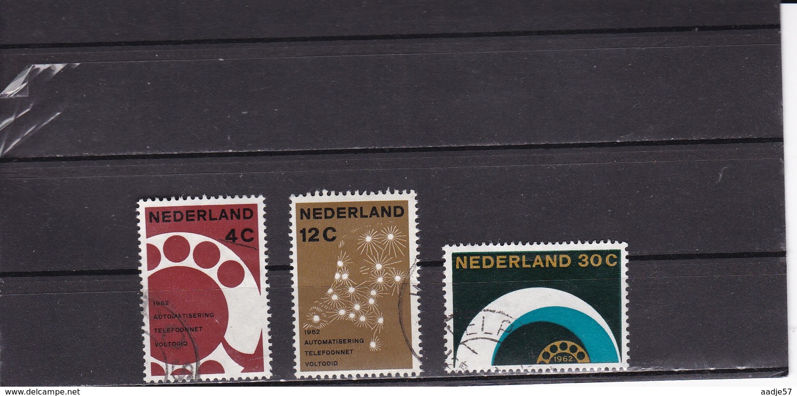 Netherlands Pays Bas NEDERLAND - Automatisering Telefoonnet NVPH 771-773 (Mi 779-781); 1962 Used - Usati