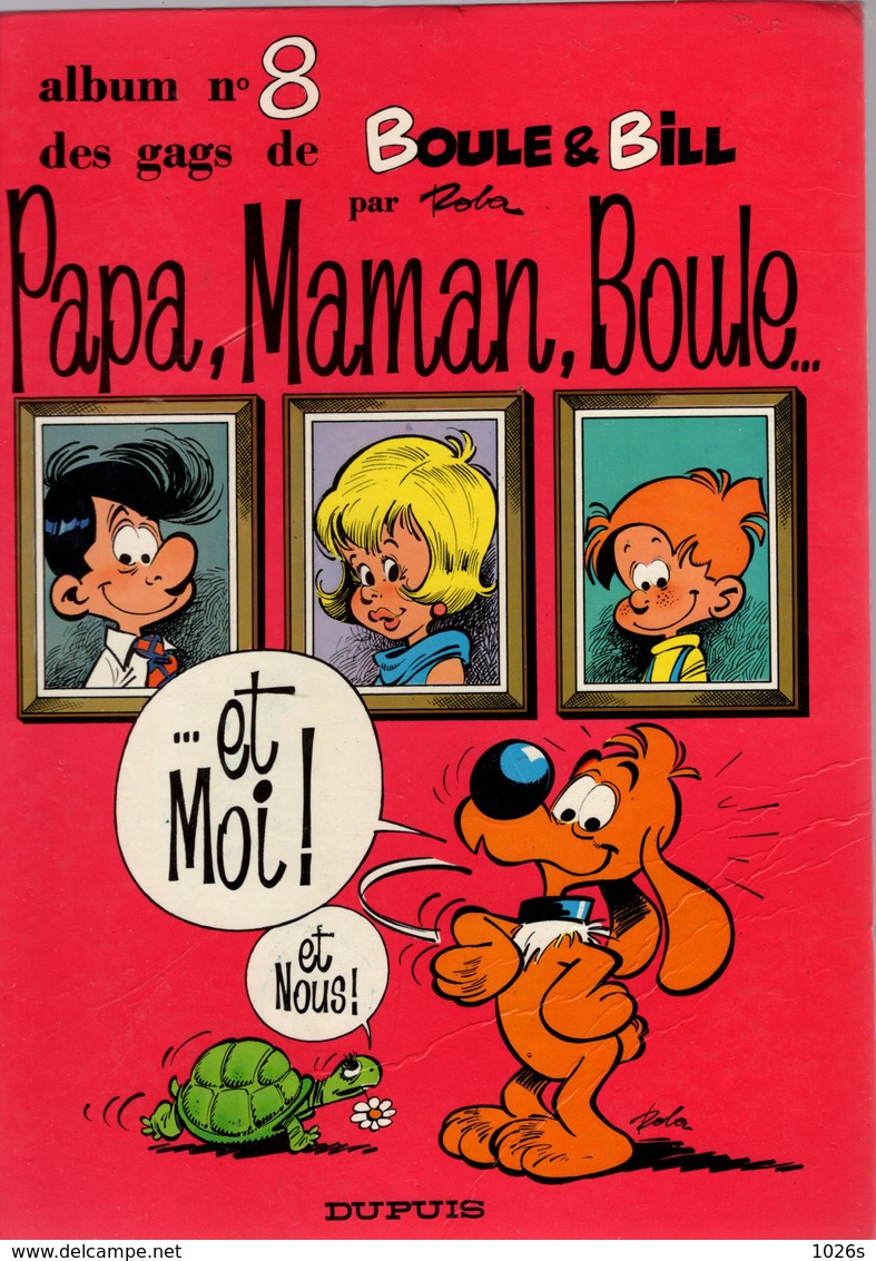 B.D.BOULE ET BILL - DES GAGS DE B & B -  N° 8 - 1977 - Boule Et Bill