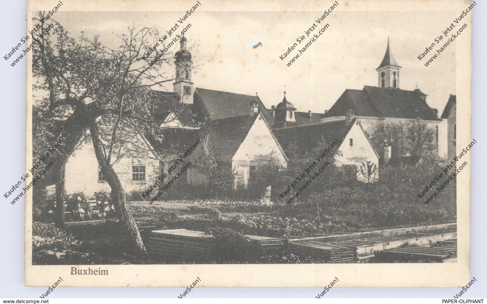 8079 BUXHEIM, Ortsansicht 1911 - Eichstaett