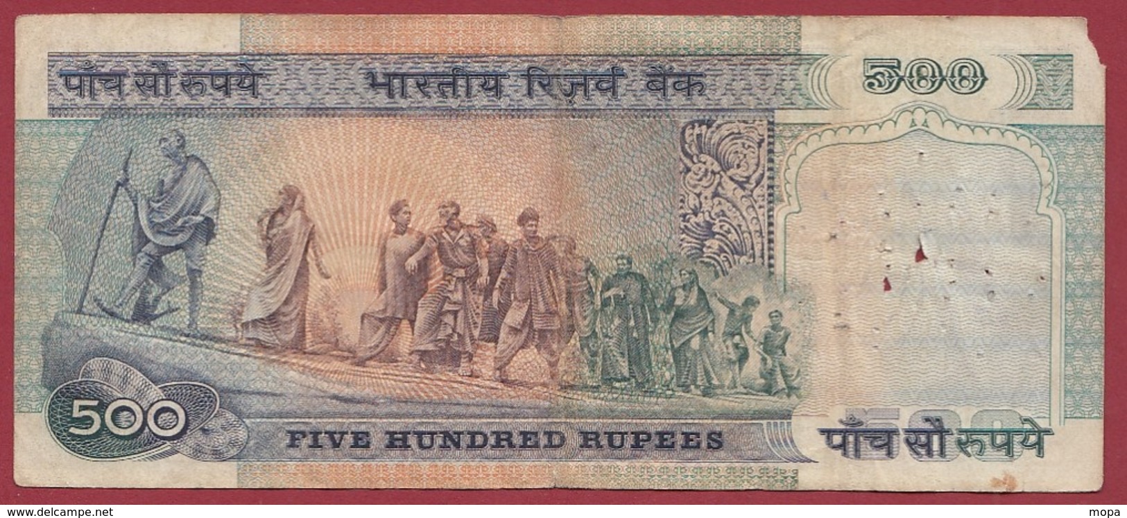 Inde 500 Rupees 1987 (SIGN 85 TRES FORTE COTE EN UNC) Dans L 'état (5) - India