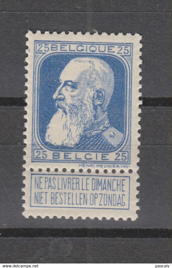 COB 76 ** Neuf Sans Charnière Cote 55€ - 1905 Thick Beard