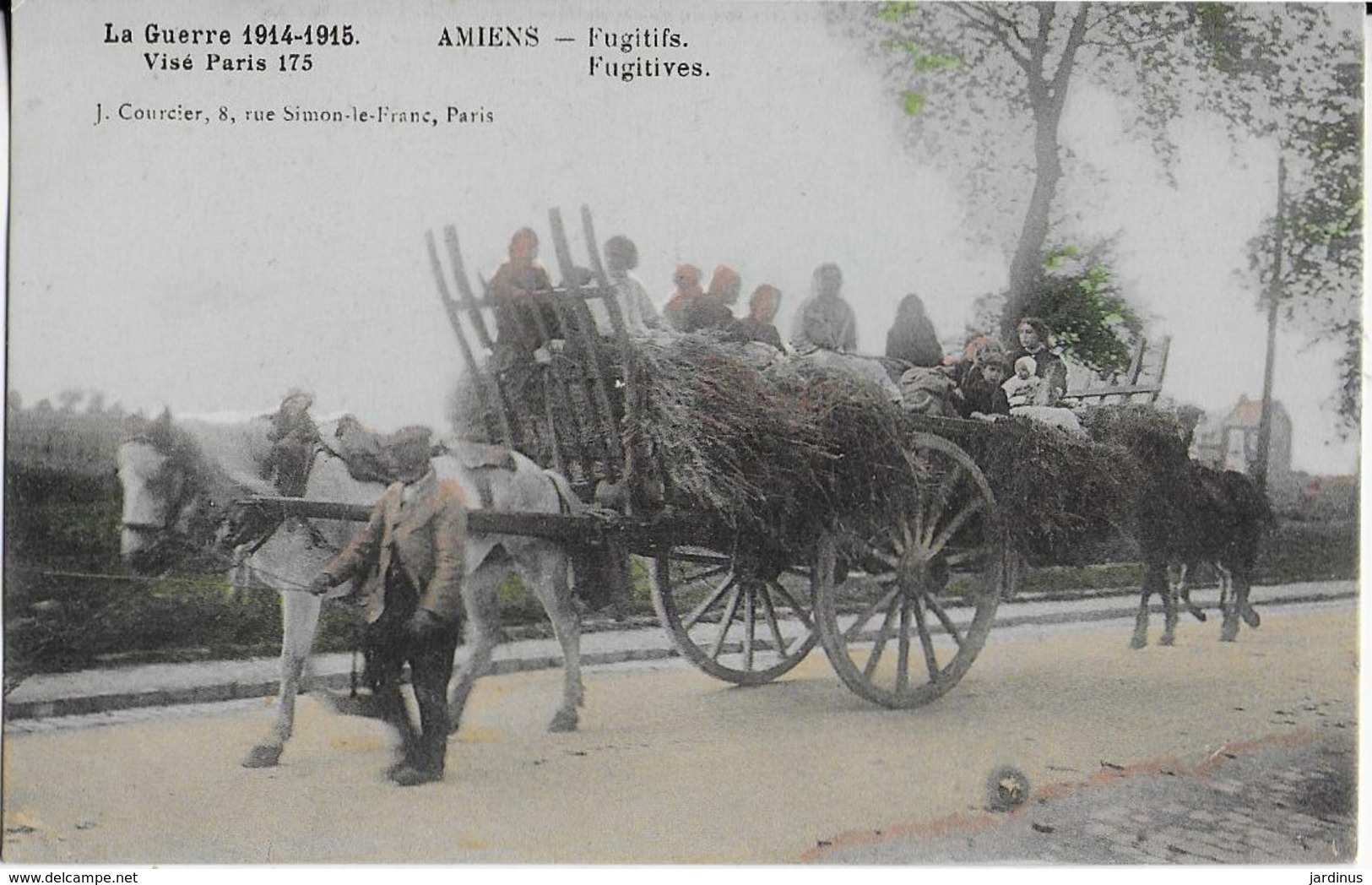 AMIENS : Les Fugitifs -Guerre  1914-1915 - Amiens