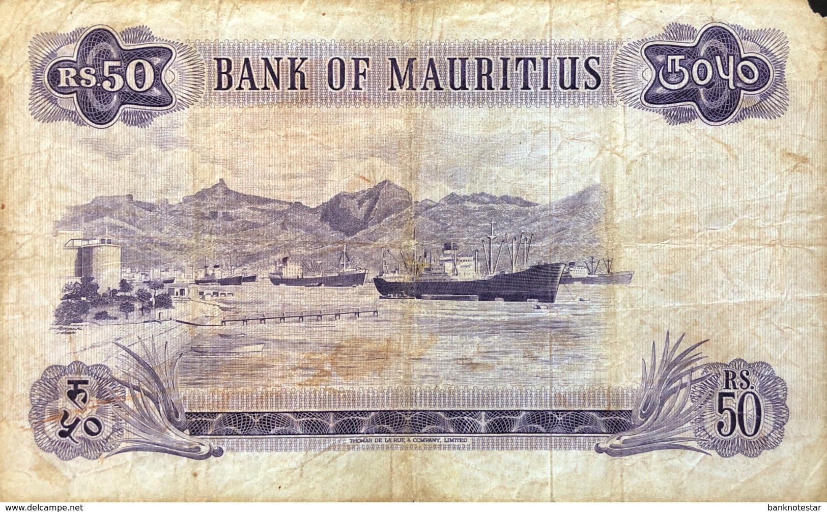 Mauritius 50 Rupees, P-33c (1973) - Good - Mauritius