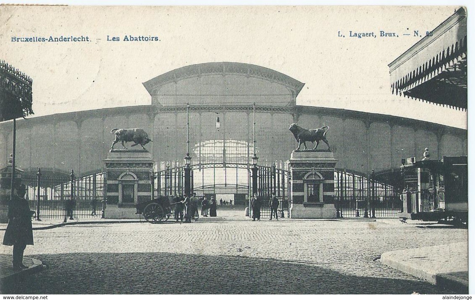 Bruxelles-Anderlecht - Les Abattoirs - L. Lagaert N 25 - 1912 - Anderlecht