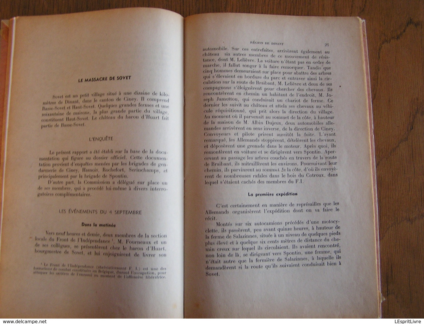 LES CRIMES DE GUERRE Région Dinant Régionalisme Guerre 40 45 Méan Annevoie Sovet Durnal Général Meyer Lisogne Anhée