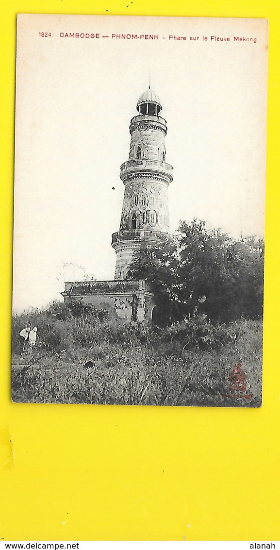 PHNOM PENH Rare Phare Sur Le Fleuve Mékong (Dieulefils) Cambodge - Cambodge