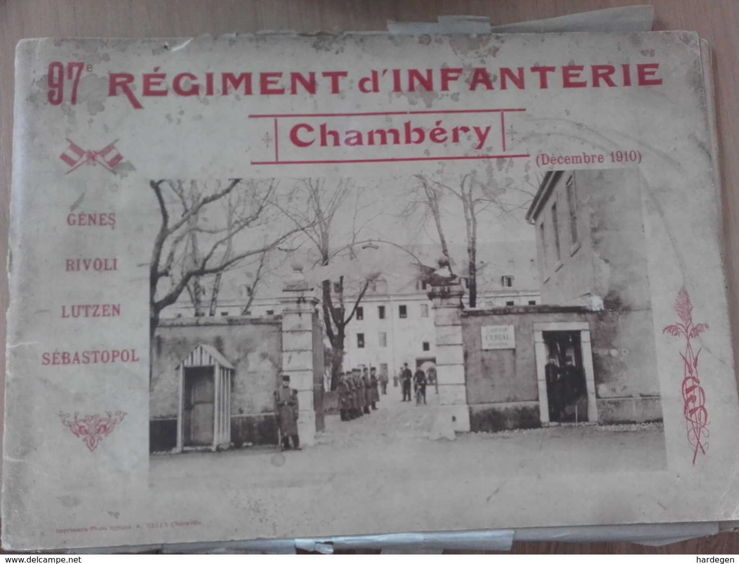 Livret Sur Le 97 RI Régiment D'infanterie Chambéry - Dokumente