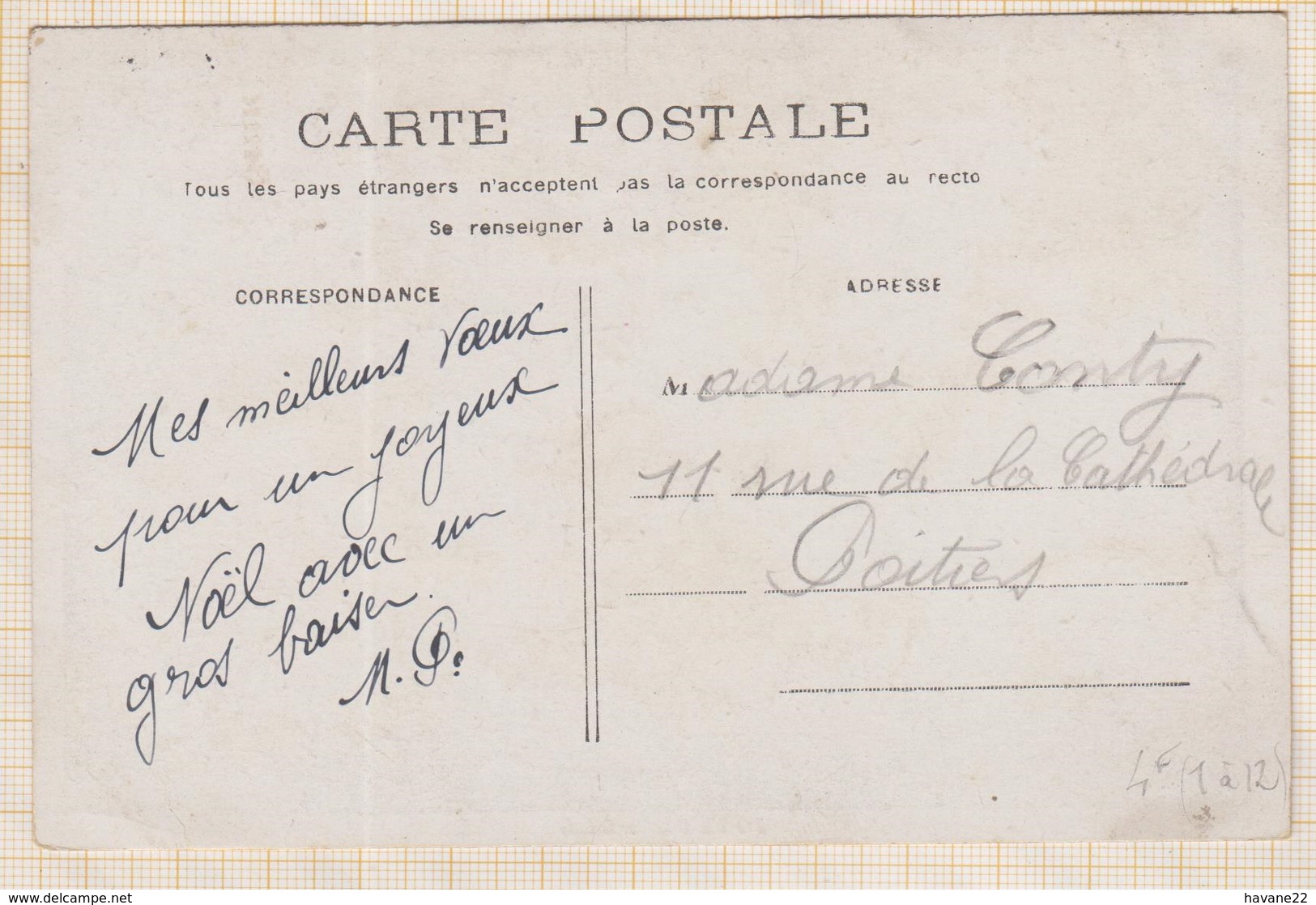 9AL2837 CARTE POSTALE JOYEUX NOEL Sabot Petite Fille 2 SCANS - Sonstige & Ohne Zuordnung