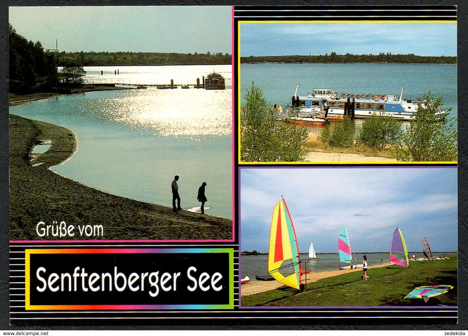 D1245 - TOP Senftenberg See - Verlag Bild Und Heimat Reichenbach - Qualitätskarte - Senftenberg