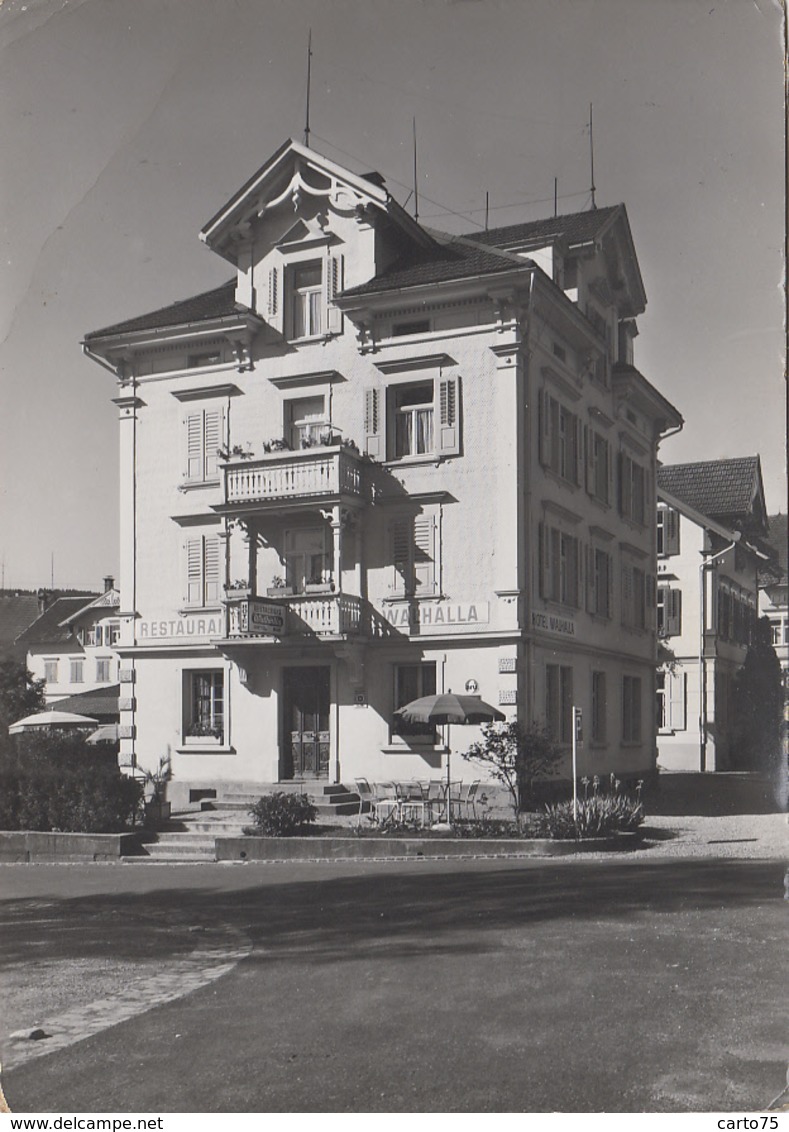 Suisse - Heiden - Hotel-Restaurant "Walhalla" - Bezitzer Fem. Bänninger-Kircher - 1956 - Heiden