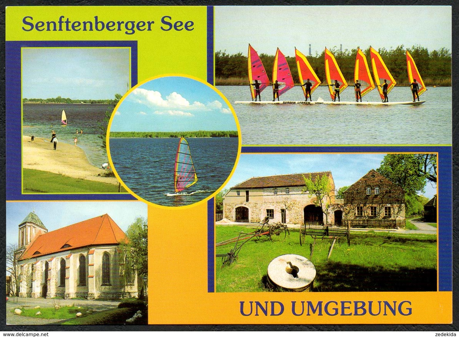 D1722 - TOP Senftenberg Senftenberger See - Verlag Bild Und Heimat Reichenbach - Qualitätskarte - Senftenberg