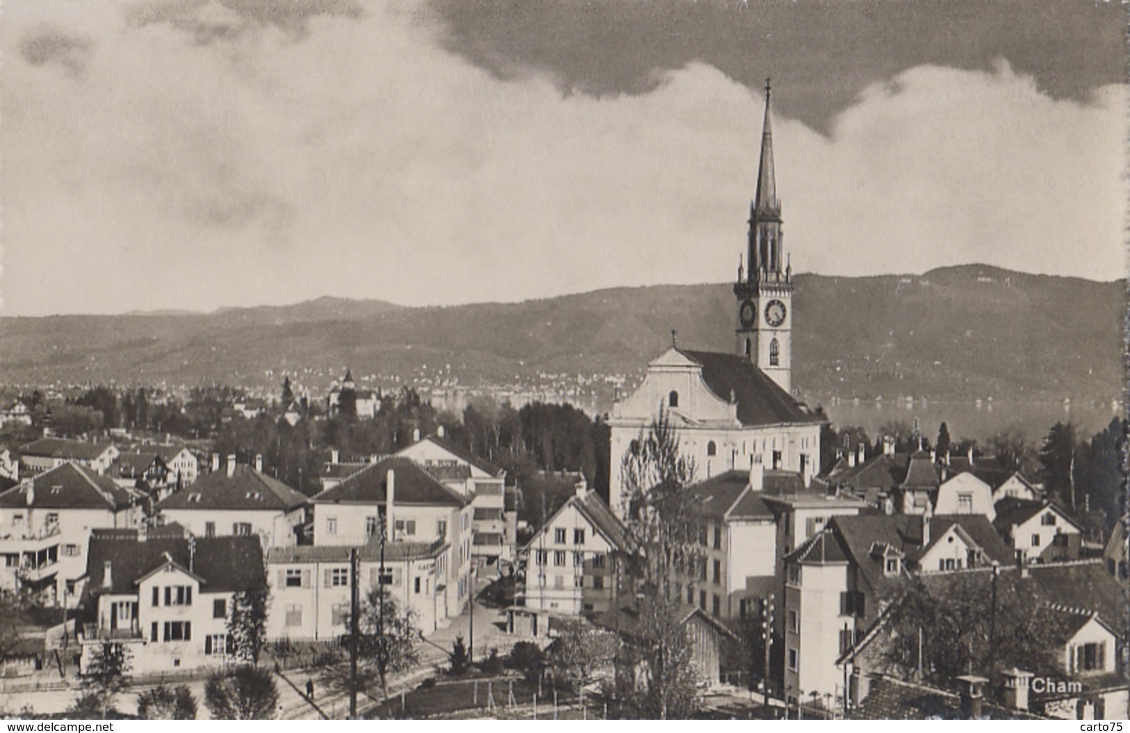 Suisse - Cham - Panorama Ville - Cham