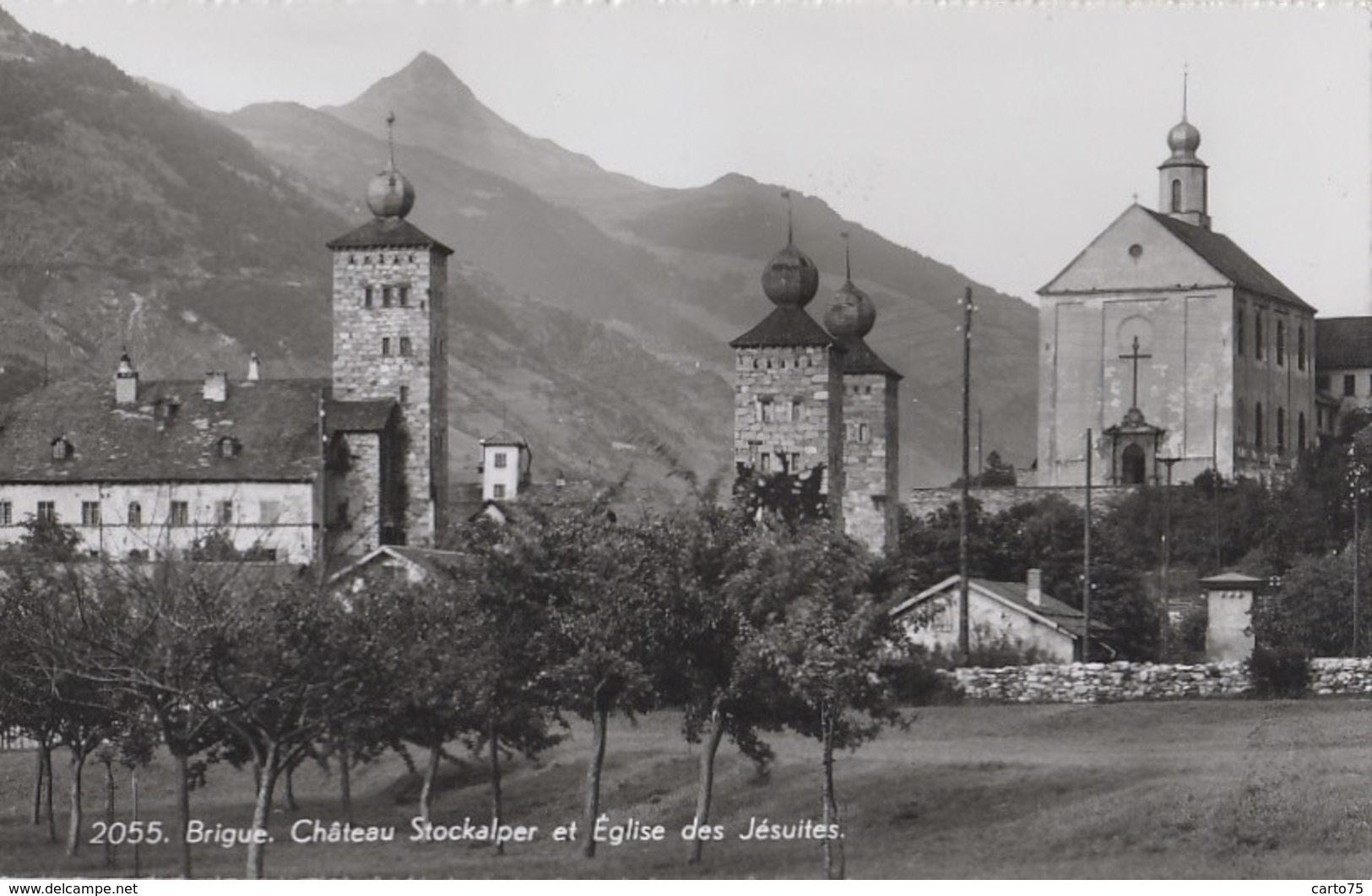 Suisse - Brigue - Château De Stockalper Et Eglise Des Jésuites  - N° 2055 - Brigue-Glis 