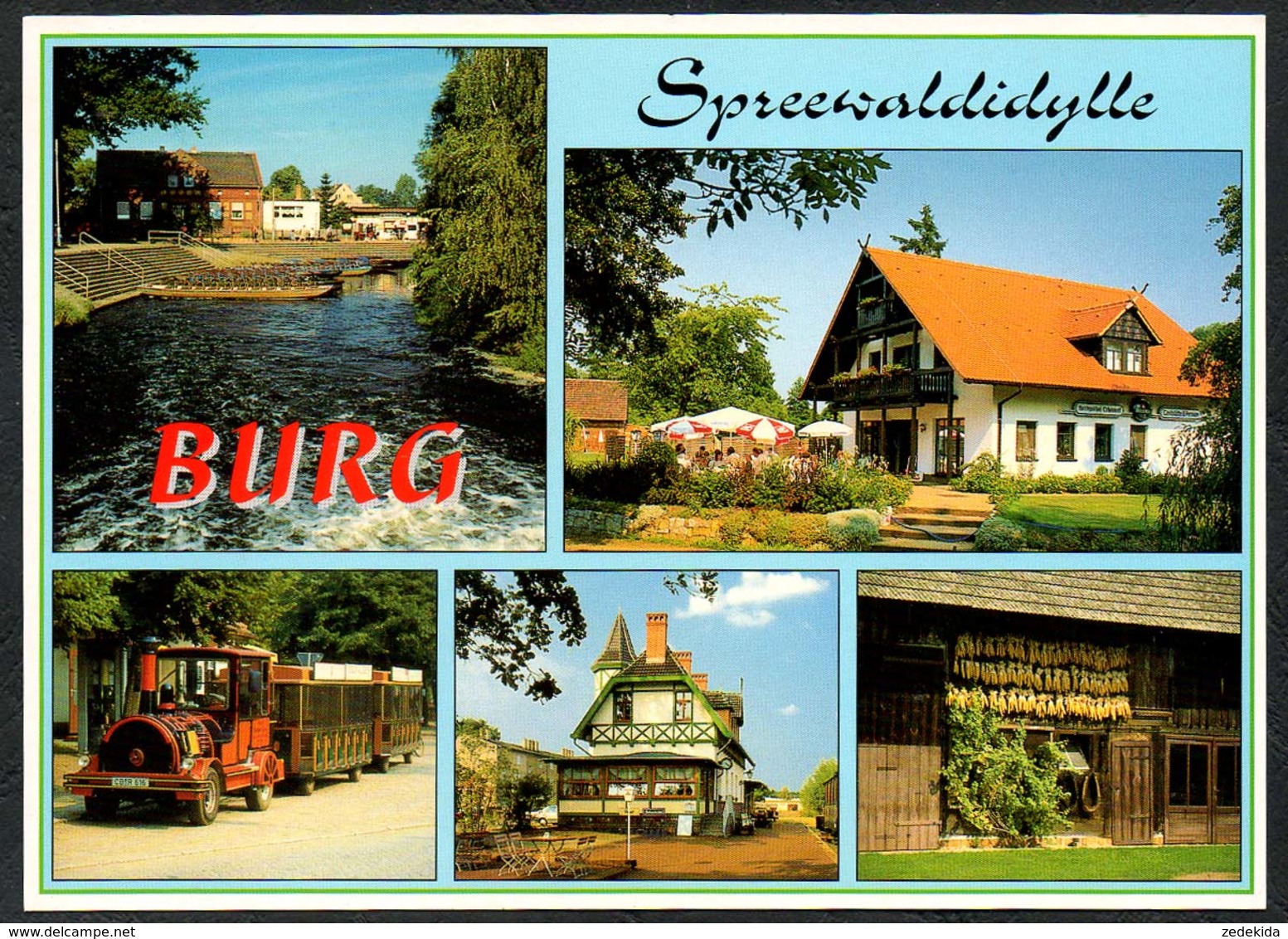 D1804 - TOP Burg Spreewald - Verlag Bild Und Heimat Reichenbach - Qualitätskarte - Burg (Spreewald)