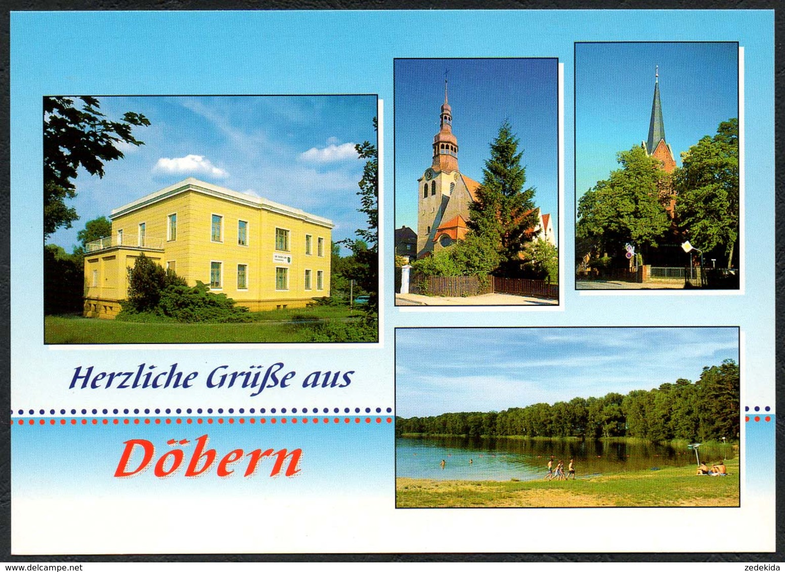 D1810 - TOP Döbern - Verlag Bild Und Heimat Reichenbach - Qualitätskarte - Döbern