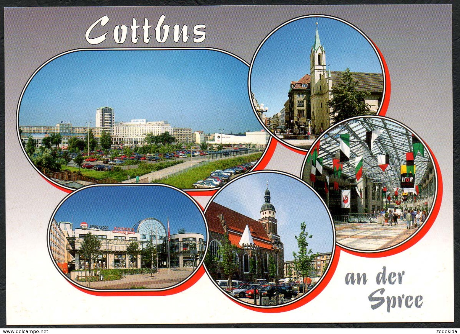 D1818 - TOP Cottbus - Verlag Bild Und Heimat Reichenbach - Qualitätskarte - Cottbus