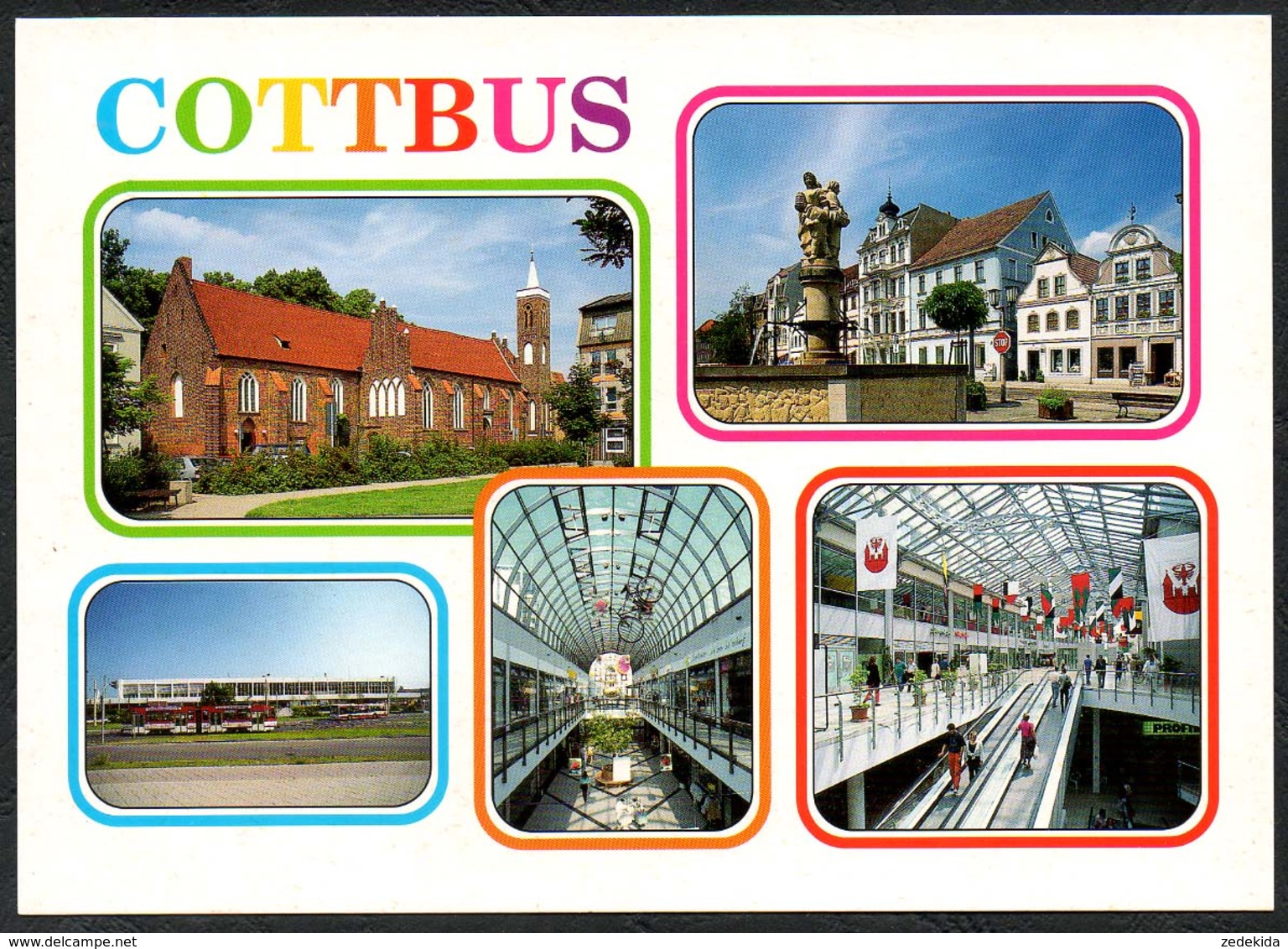 D1819 - TOP Cottbus - Verlag Bild Und Heimat Reichenbach - Qualitätskarte - Cottbus