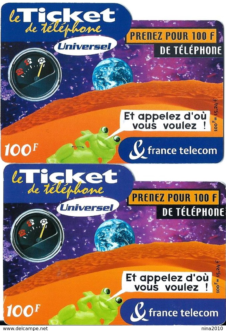 2 Tickets De Téléphone  - Différents Dates - Francs - Biglietti FT