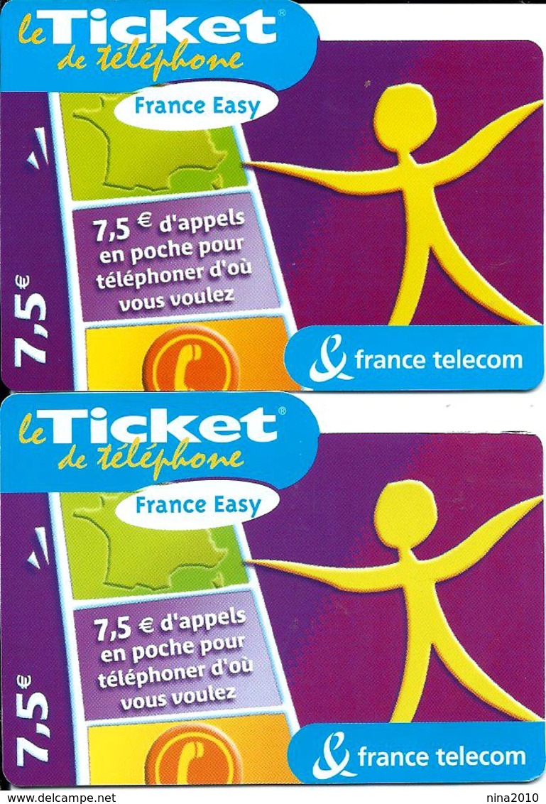 2 Tickets De Téléphone  - Différents Dates - Euros - FT