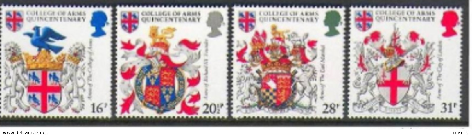 -GB-1984 "College Of Arms"  MNH- Set Of 4 (**) - Unclassified