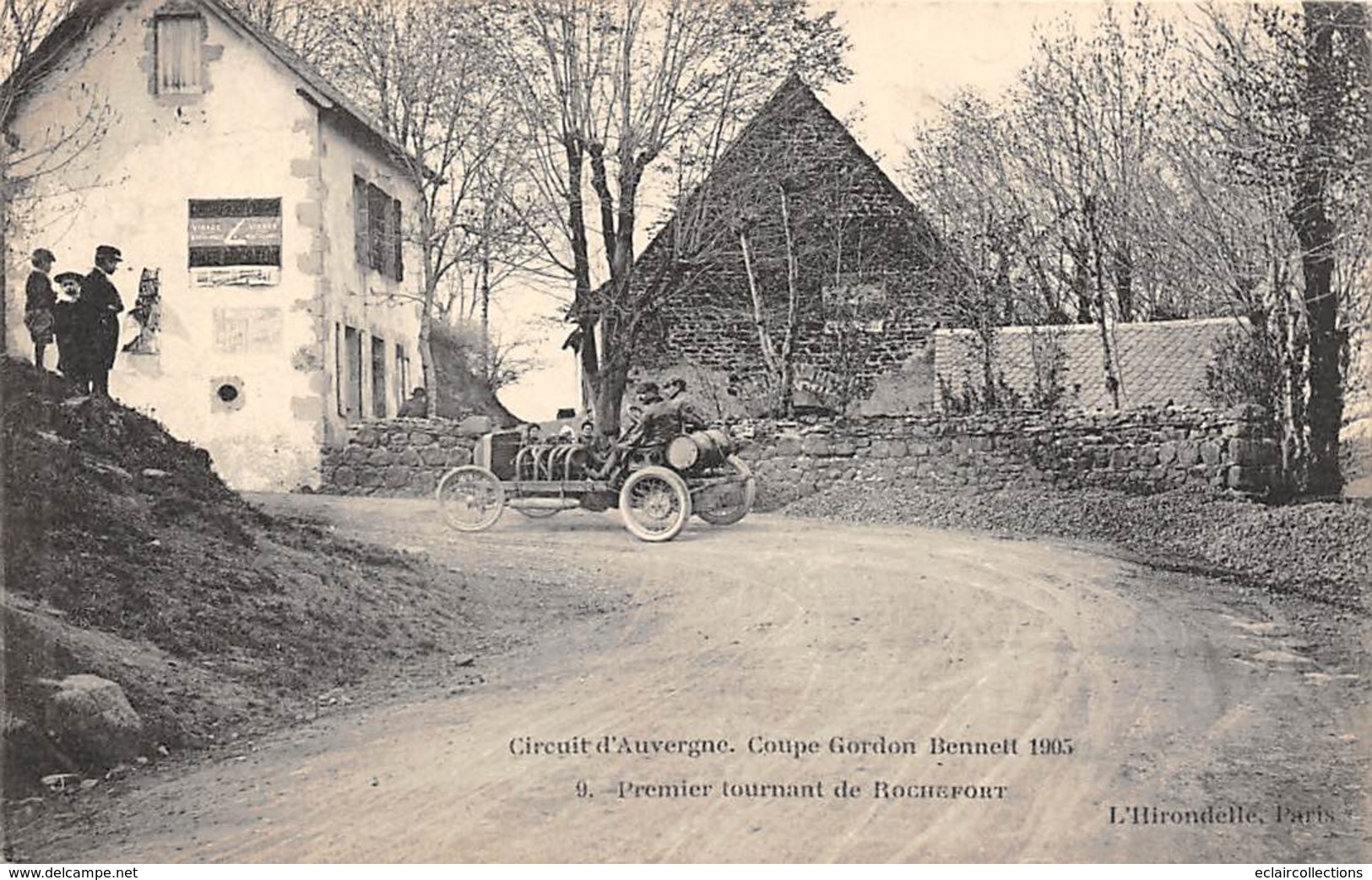 Thème:  Sport Automobile .Circuit D'Auvergne.Coupe Gordon Bennett 1905 . Ensemble De 5 Cartes   (voir Scan) - Autres & Non Classés