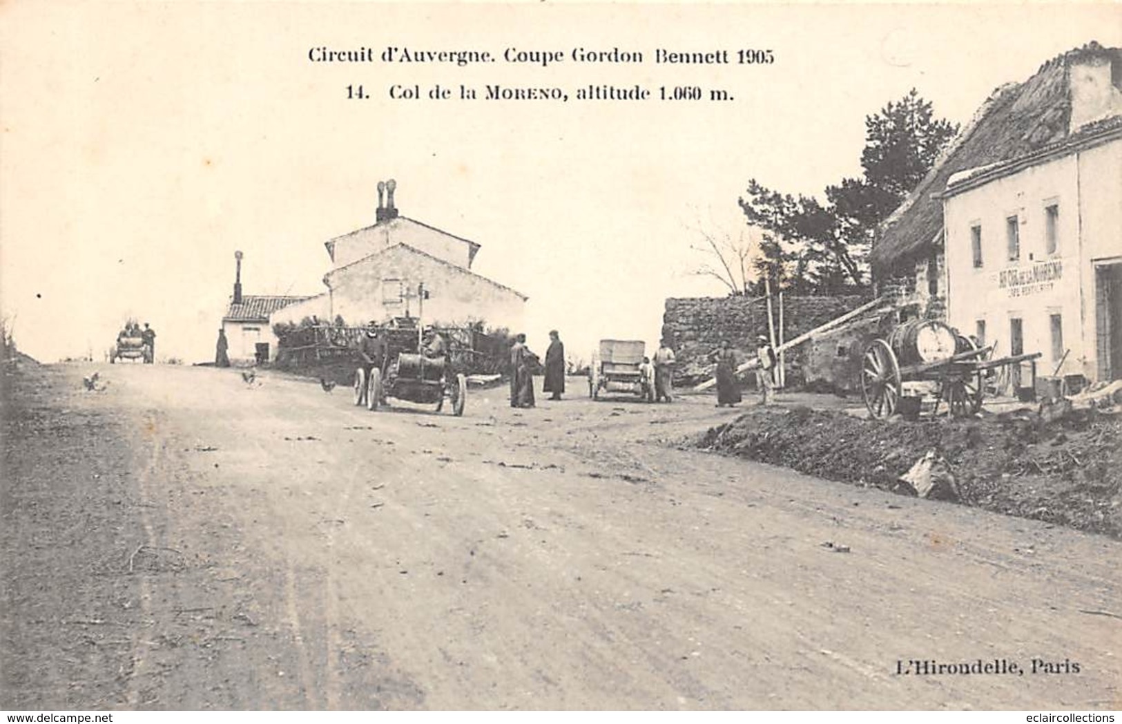 Thème:  Sport Automobile .Circuit D'Auvergne.Coupe Gordon Bennett 1905 . Ensemble De 7 Cartes   (voir Scan) - Other & Unclassified
