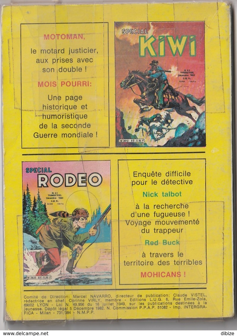 Bande Dessinée Petit-Format. Blek. N°  384 De 1982. Editions LUG.  Etat Moyen. - Blek