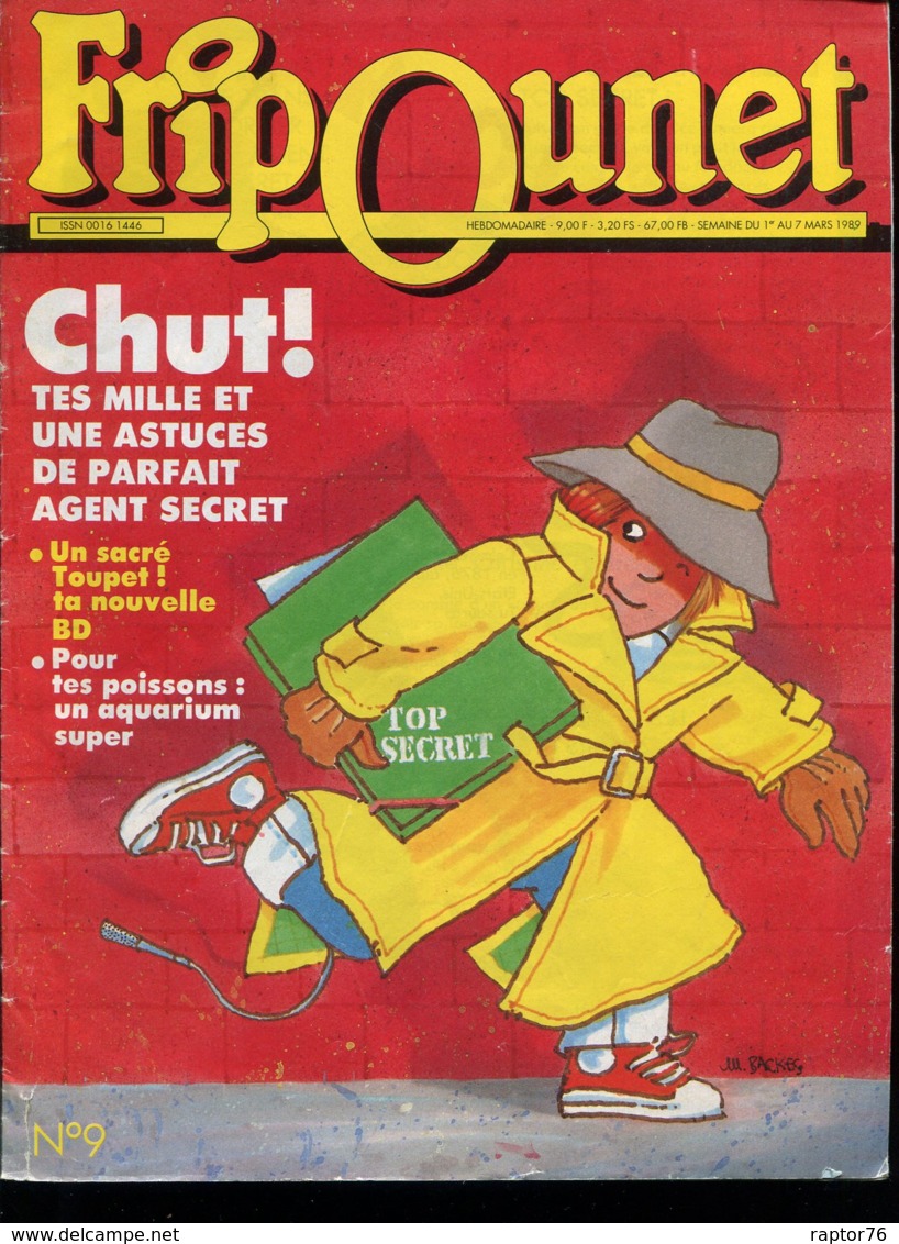 FRIPOUNET 1er Au 7 Mars 1989 N° 9  ( Complet ) - Fripounet