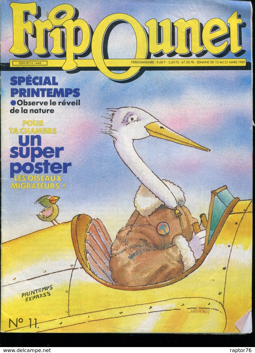 FRIPOUNET 15 Au 21 Mars 1989 N° 11  ( Complet ) - Fripounet