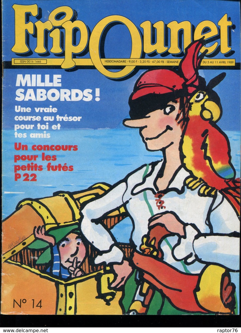 FRIPOUNET  5 Au 11 Avril 1989 N° 14  ( Complet ) - Fripounet
