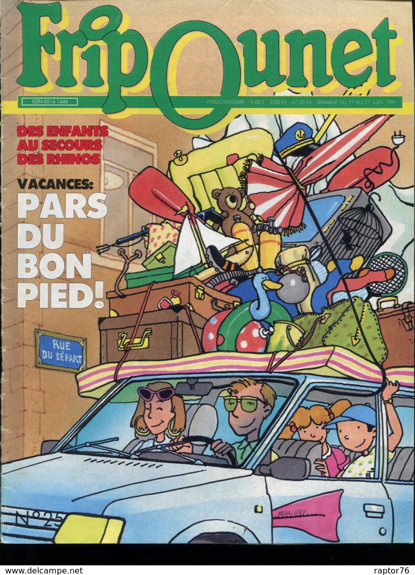 FRIPOUNET 21 Au 27 Juin 1989 N° 25  ( Complet ) - Fripounet