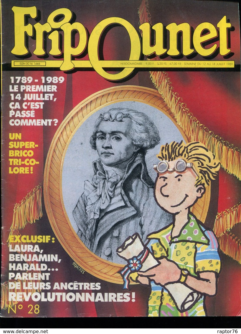 FRIPOUNET 12 Au 18 Juillet 1989 N° 28  ( Complet ) - Fripounet