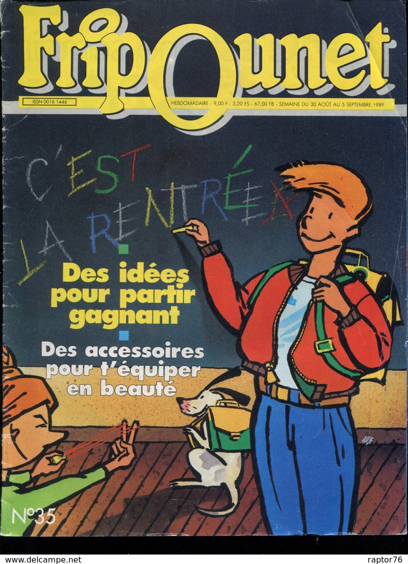 FRIPOUNET 30 Août Au 5 Septembre 1989 N° 35  ( Complet ) - Fripounet