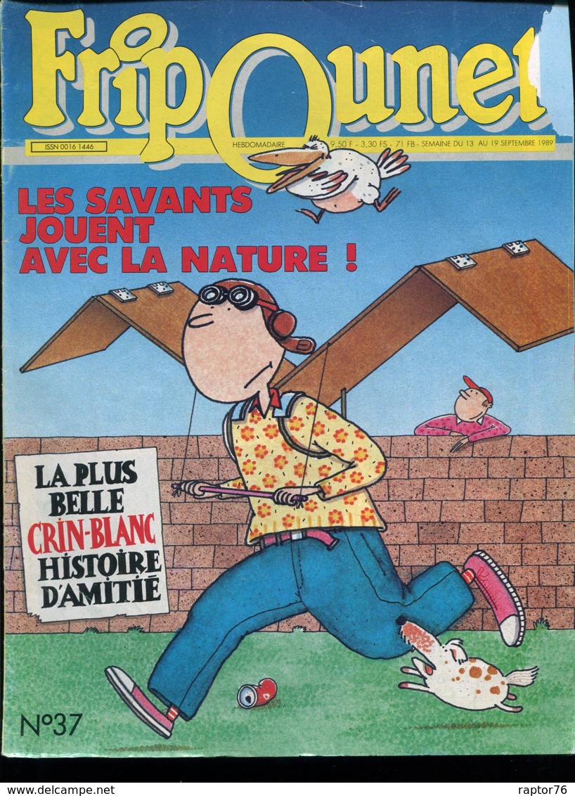 FRIPOUNET 13 Au 19 Septembre 1989 N° 37  ( Complet ) - Fripounet