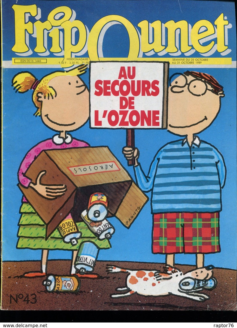 FRIPOUNET 25 Au 31 Octobre 1989 N° 43  ( Complet ) - Fripounet